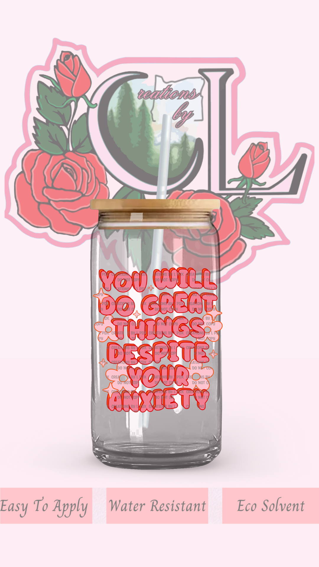 Despite your Anxiety Decal