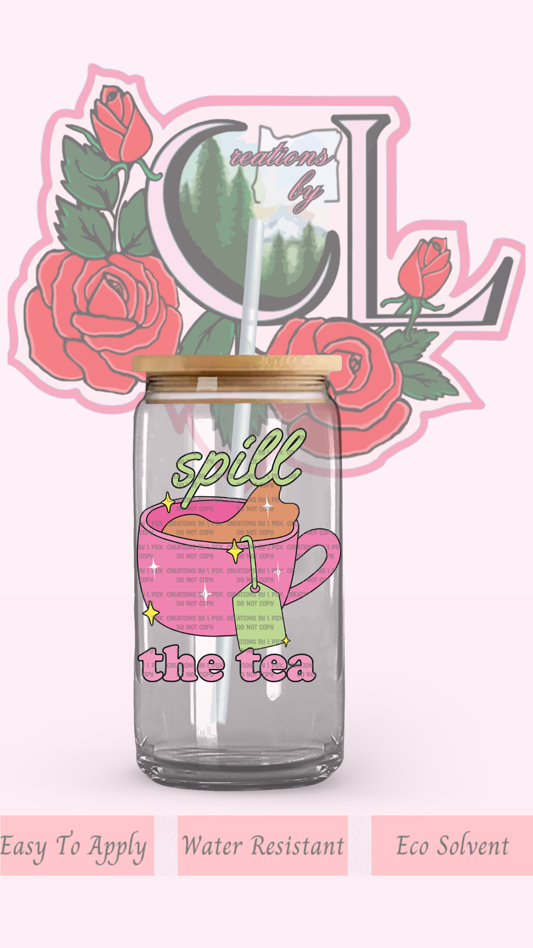 Spill The Tea Decal