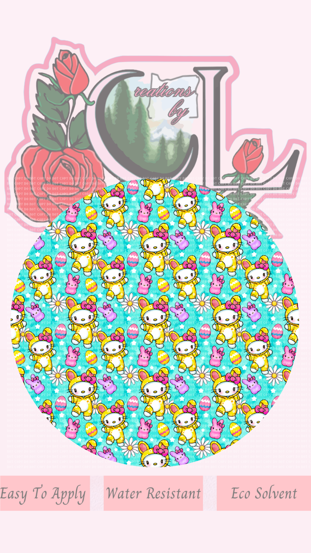 Kitty Easter Lid Wrap
