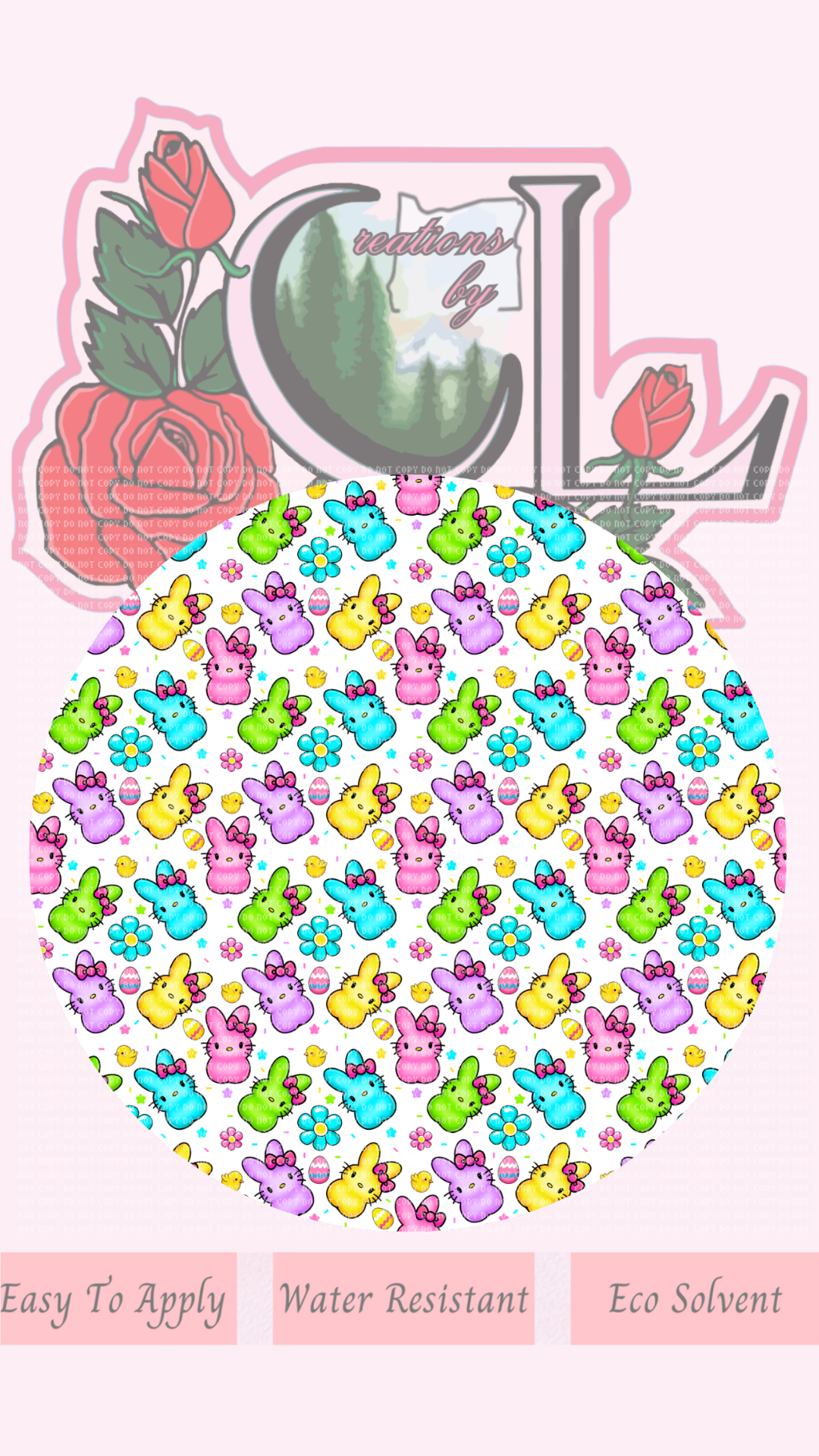 Kitty Peeps Lid Wrap