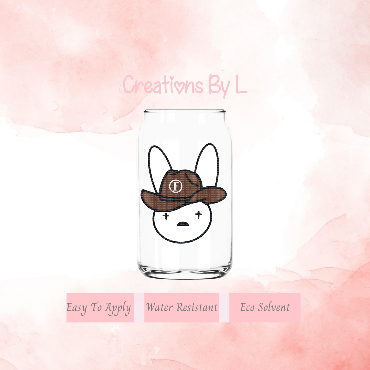 Conejo Con Sombrero Decal