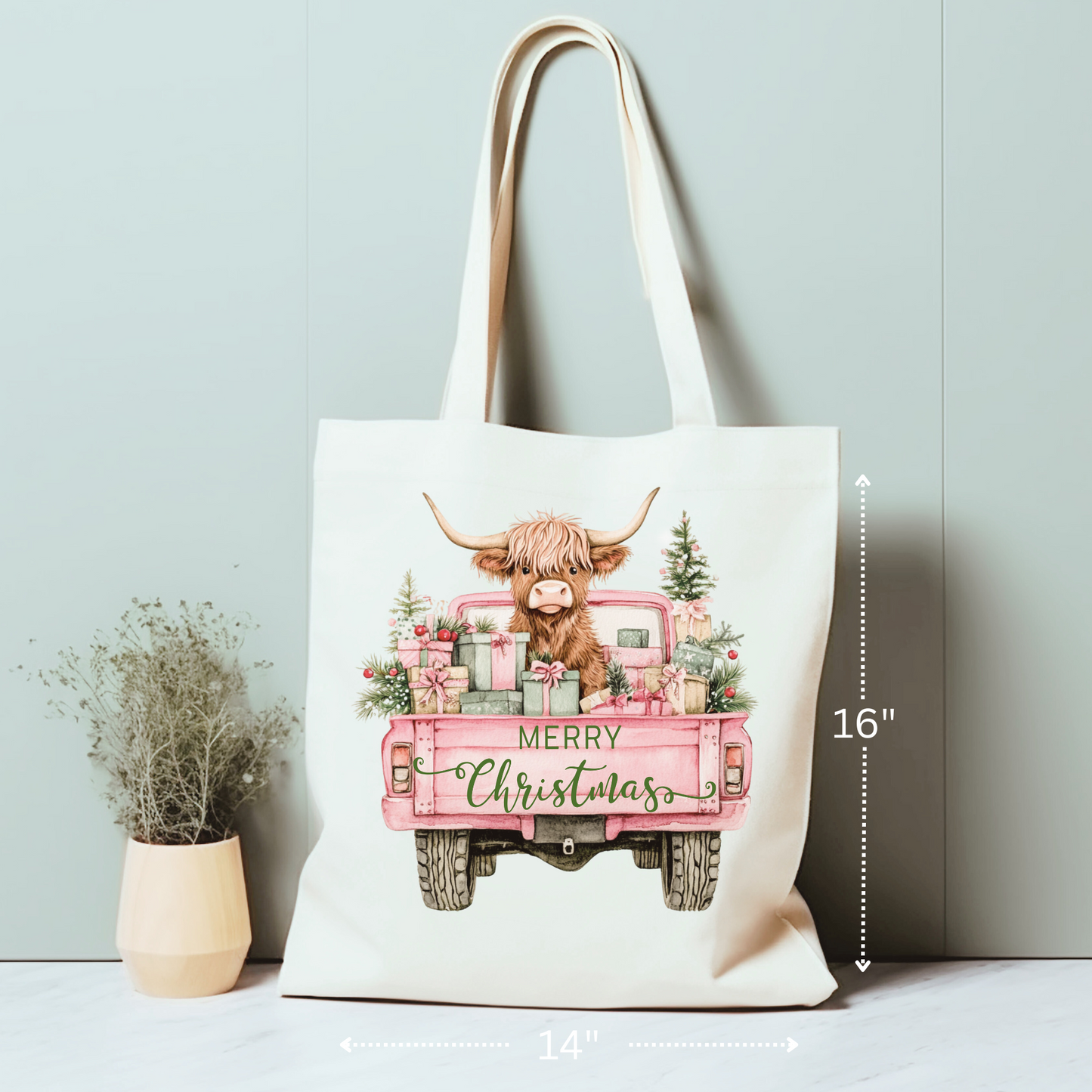 Highland Christmas Tote