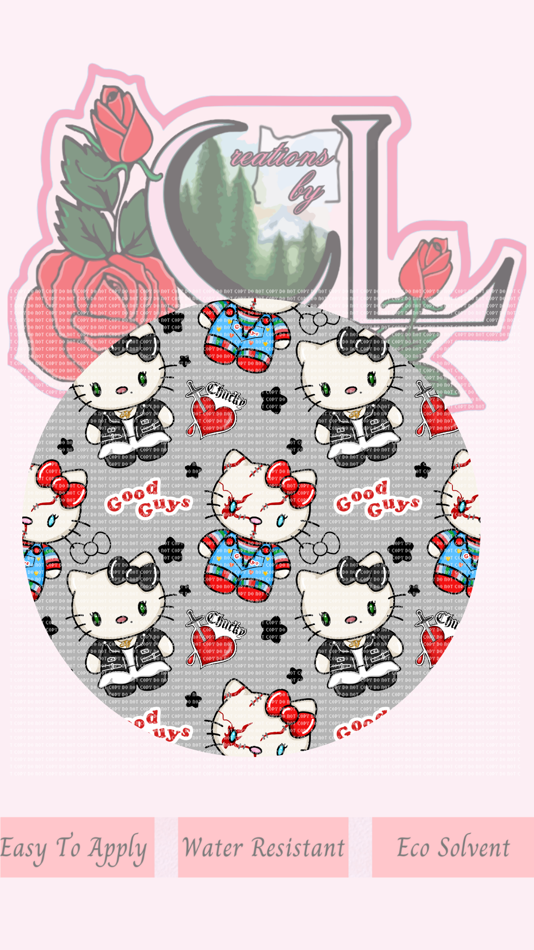 Kitty Chuck & Bride Lid Wrap