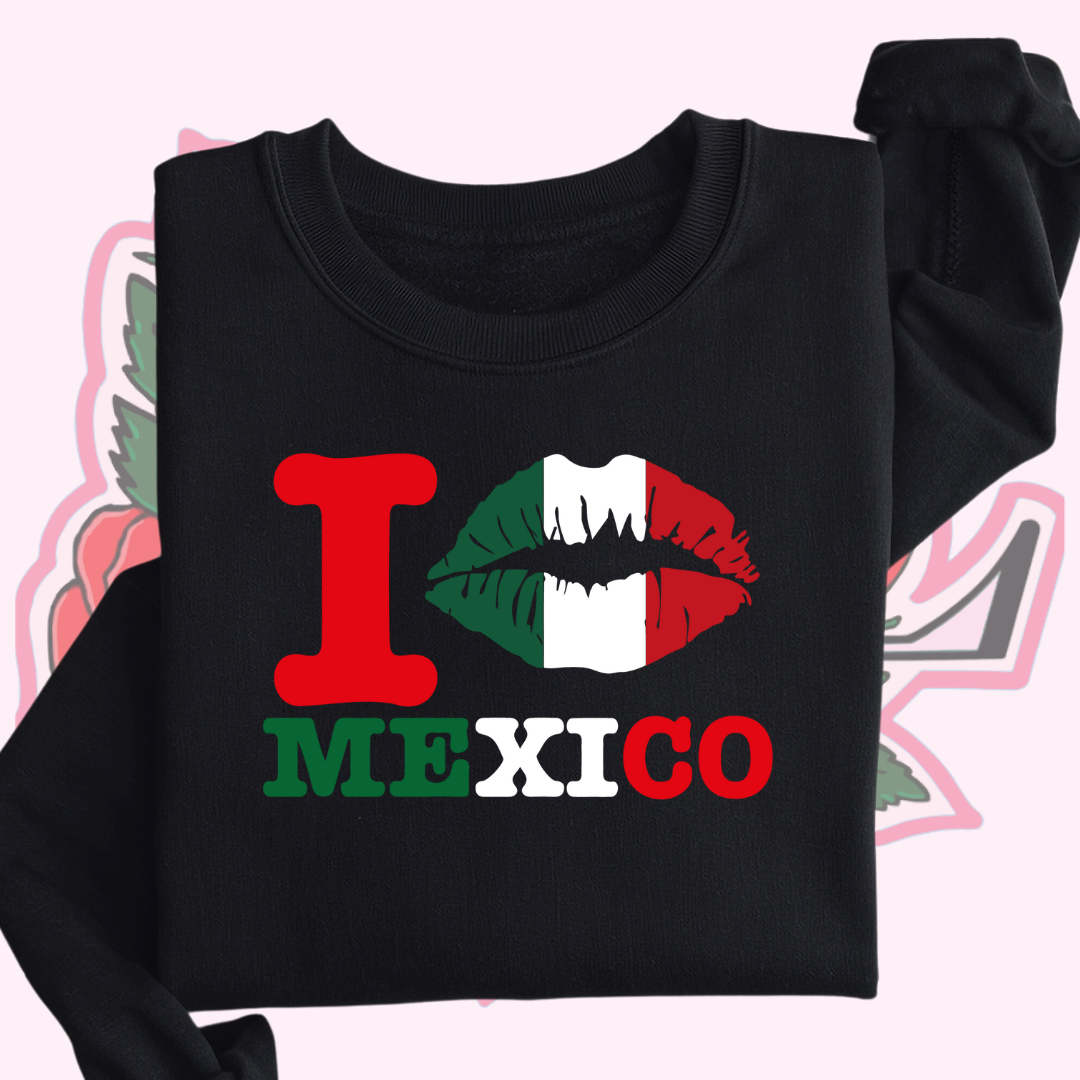 Mexico Lips Hoodie/Crewneck