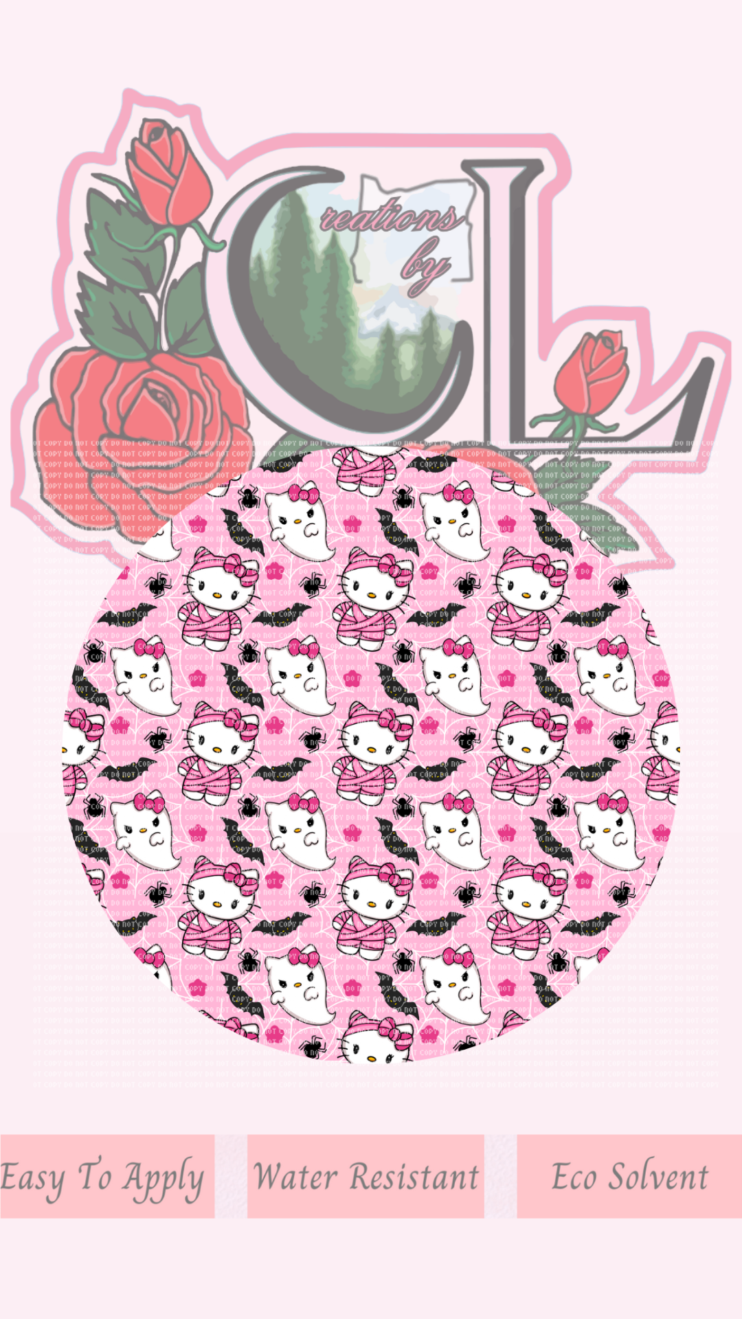 Kitty Mummy Pink Lid Wrap