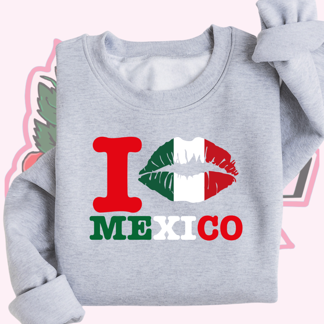 Mexico Lips Hoodie/Crewneck