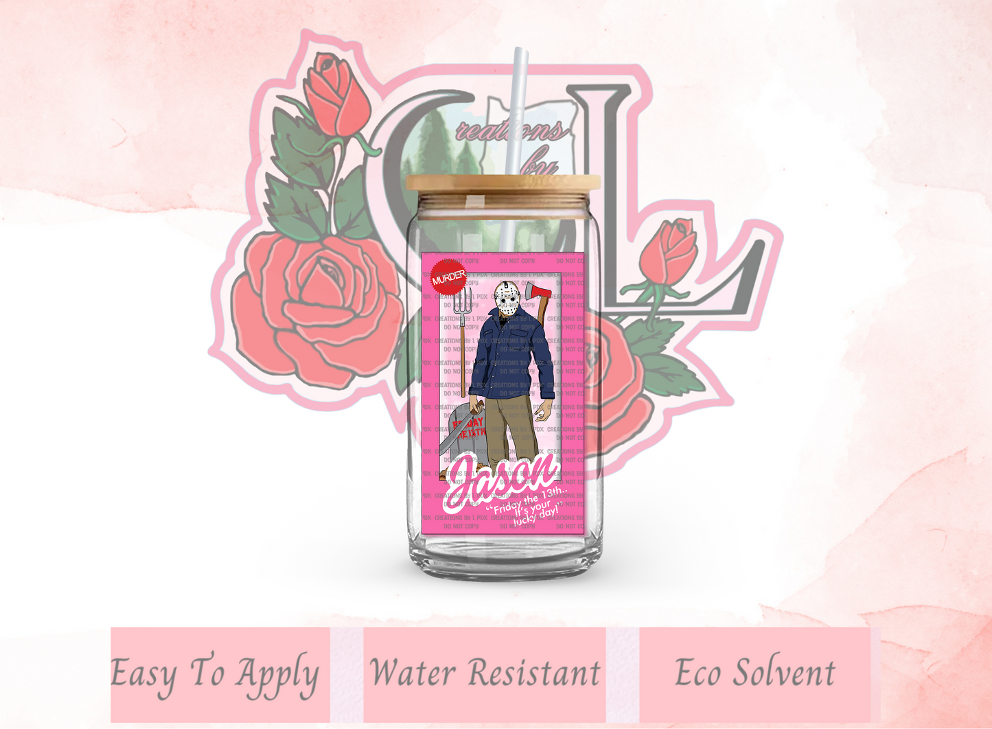 Horror Doll Jason Decal