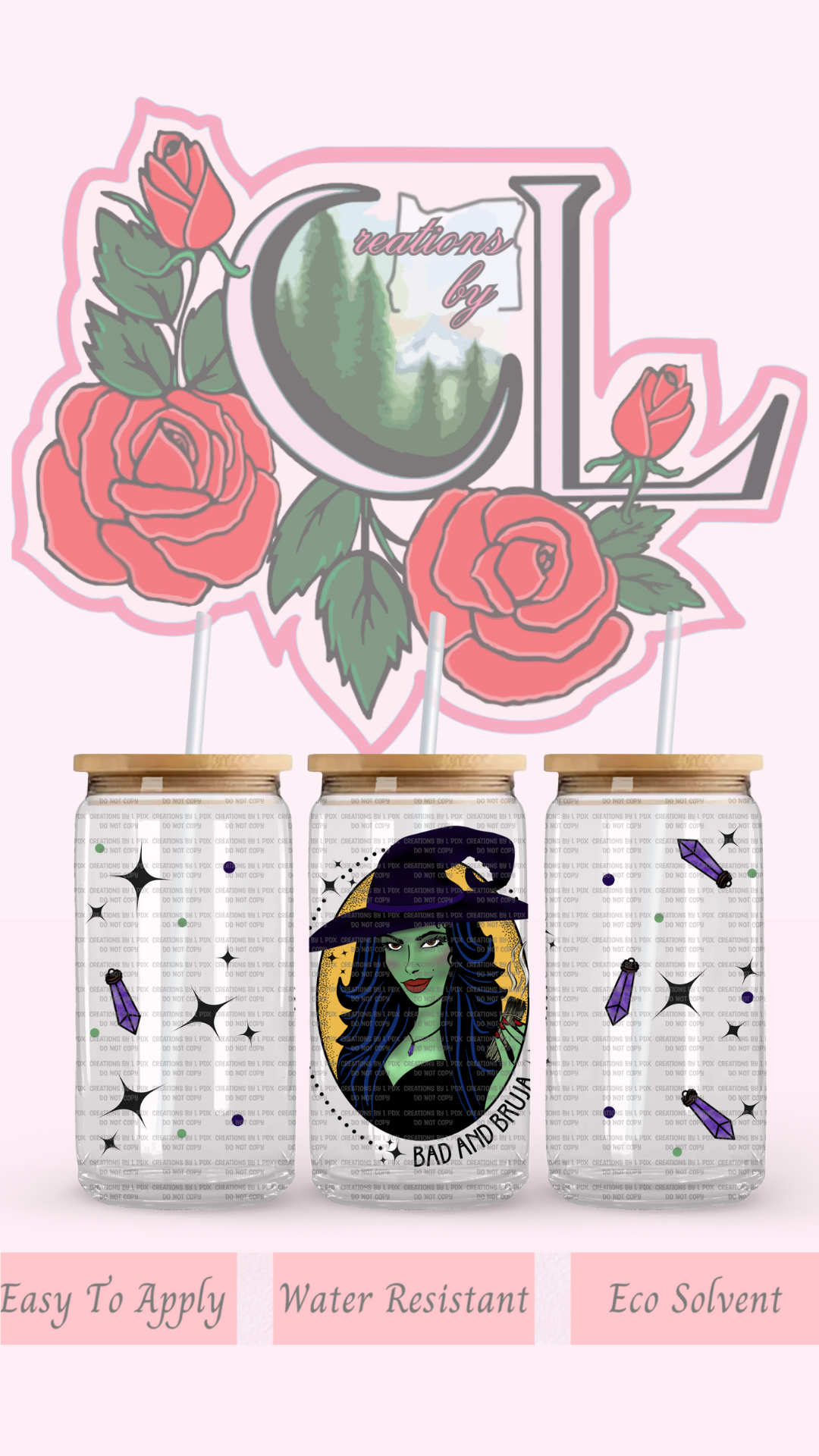 Bad & Bruja Glass Wrap