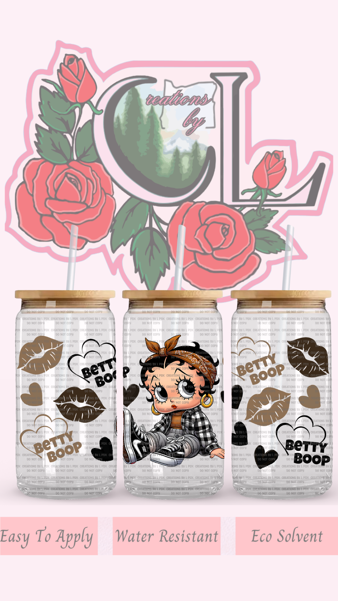 Betty Chicana Glass Wrap