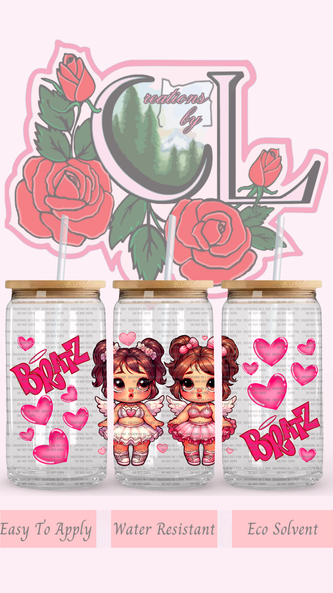Bratty Dolls Glass Wrap