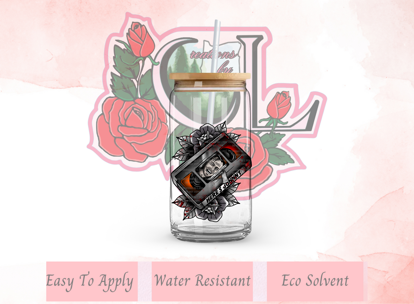 Horror Tape Here's Jonny Decal