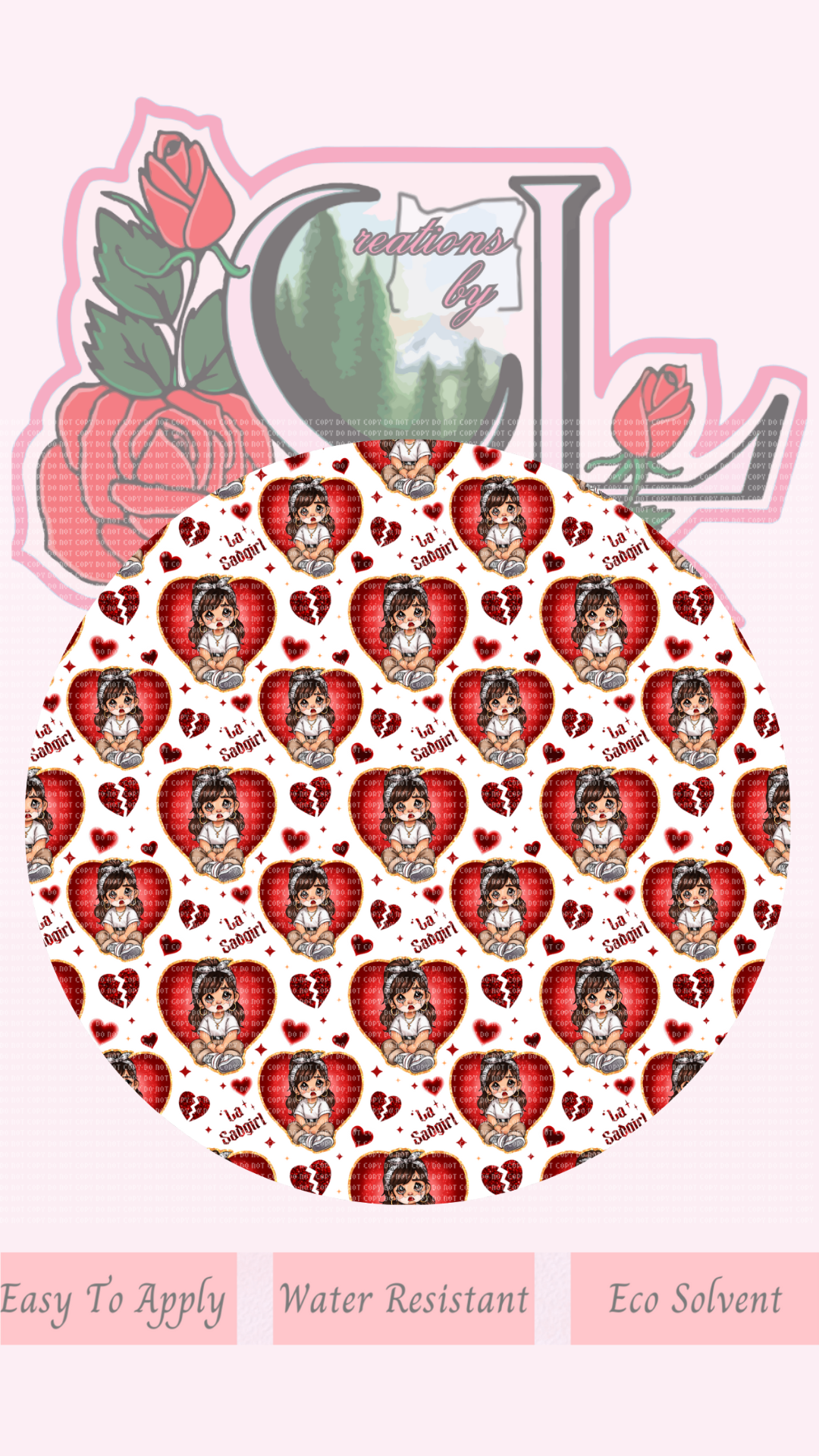 PM La Sad Girl Lid Wrap