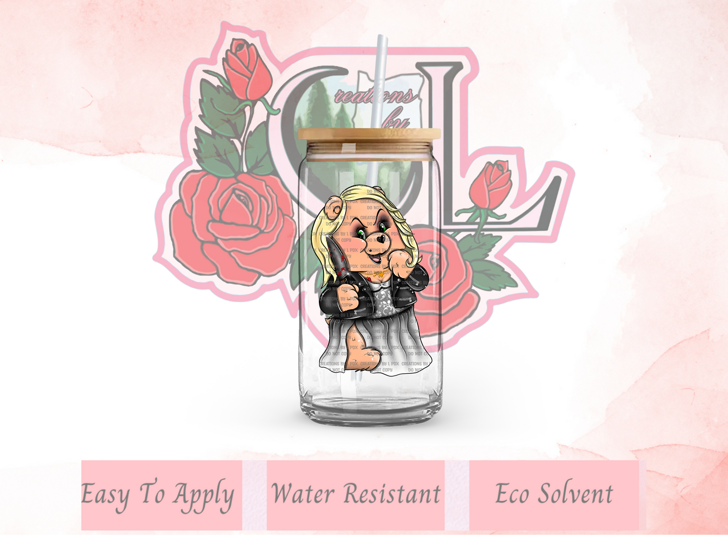 Scare Bear Bride Decal