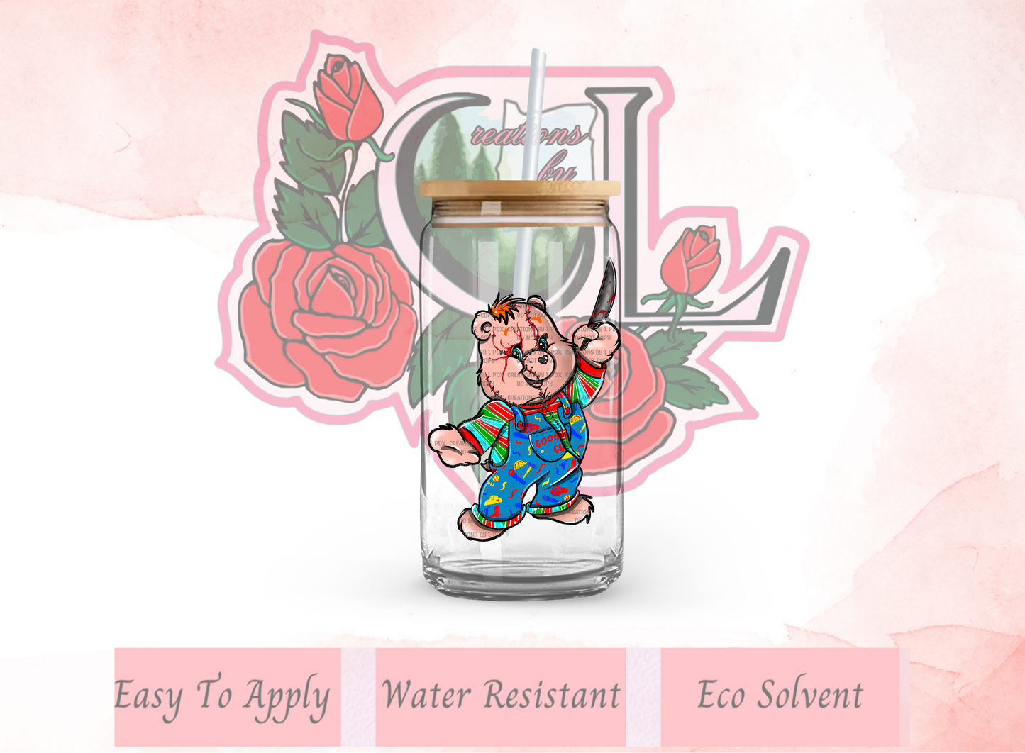 Scare Bear Chuckee Decal