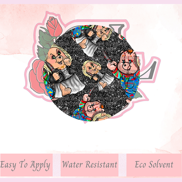 Scare Bear Couple Black Lid Wrap