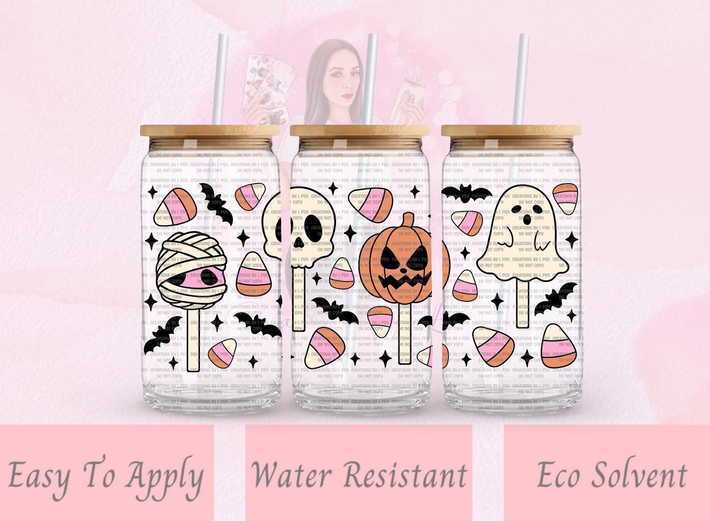 Spooky Sweets Glass Wrap