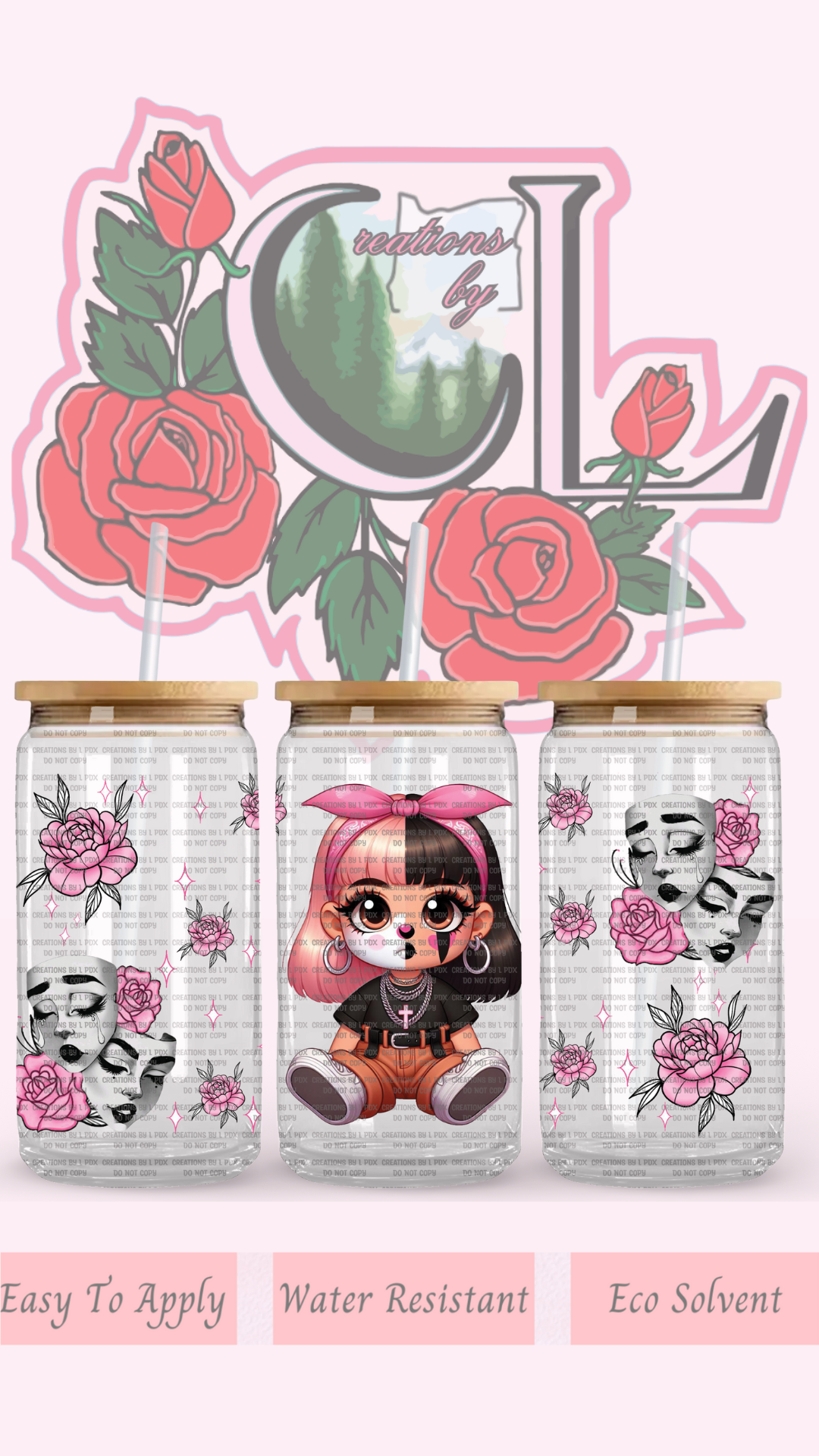 Triste Payasita Glass Wrap