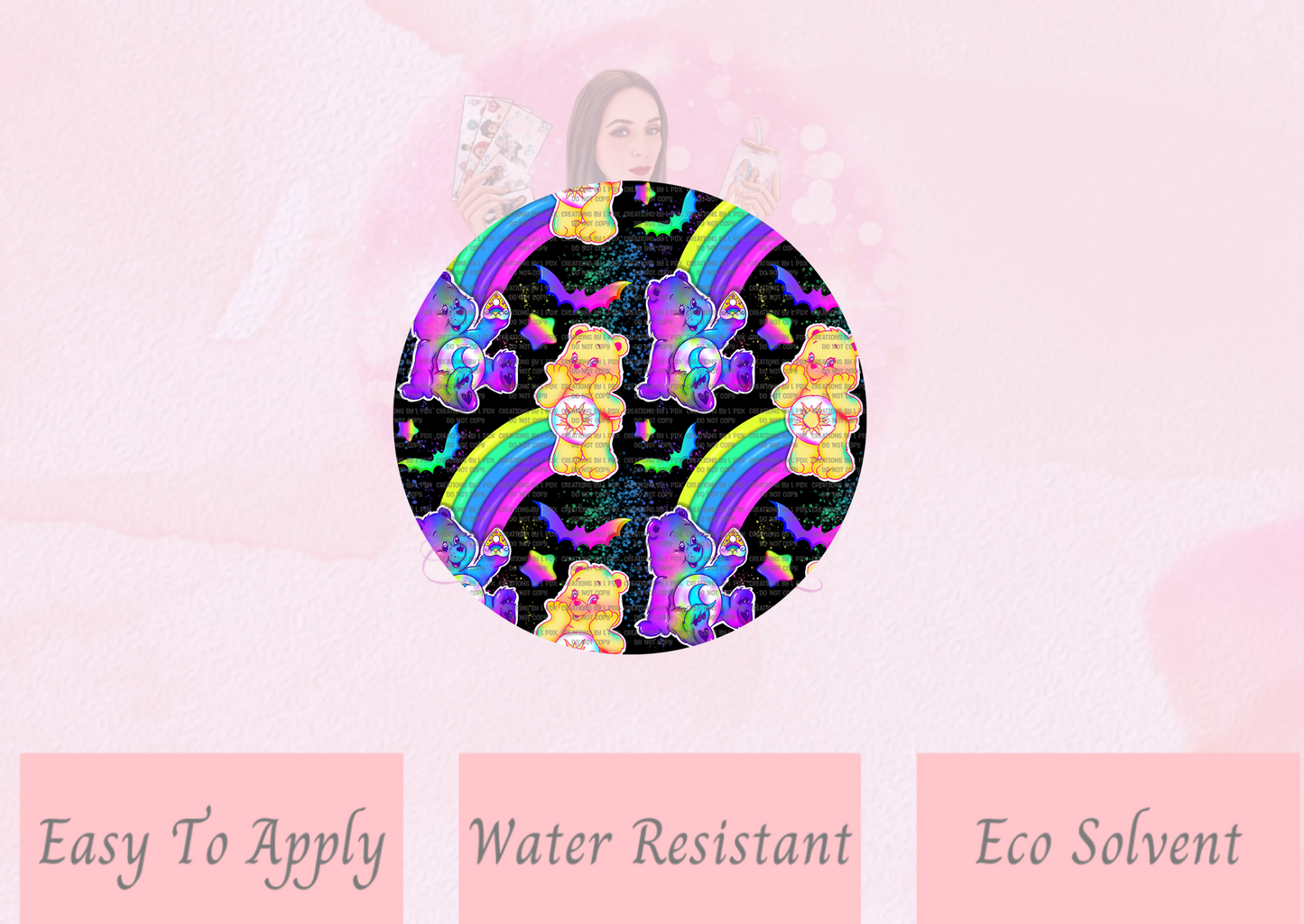 Witchy Bears Lid Wrap