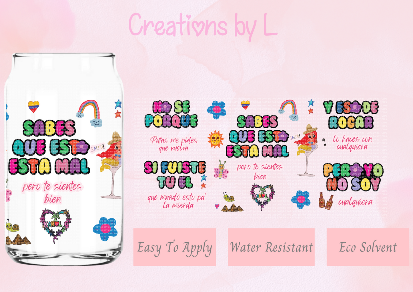 GLP Lyrics Glass Wrap