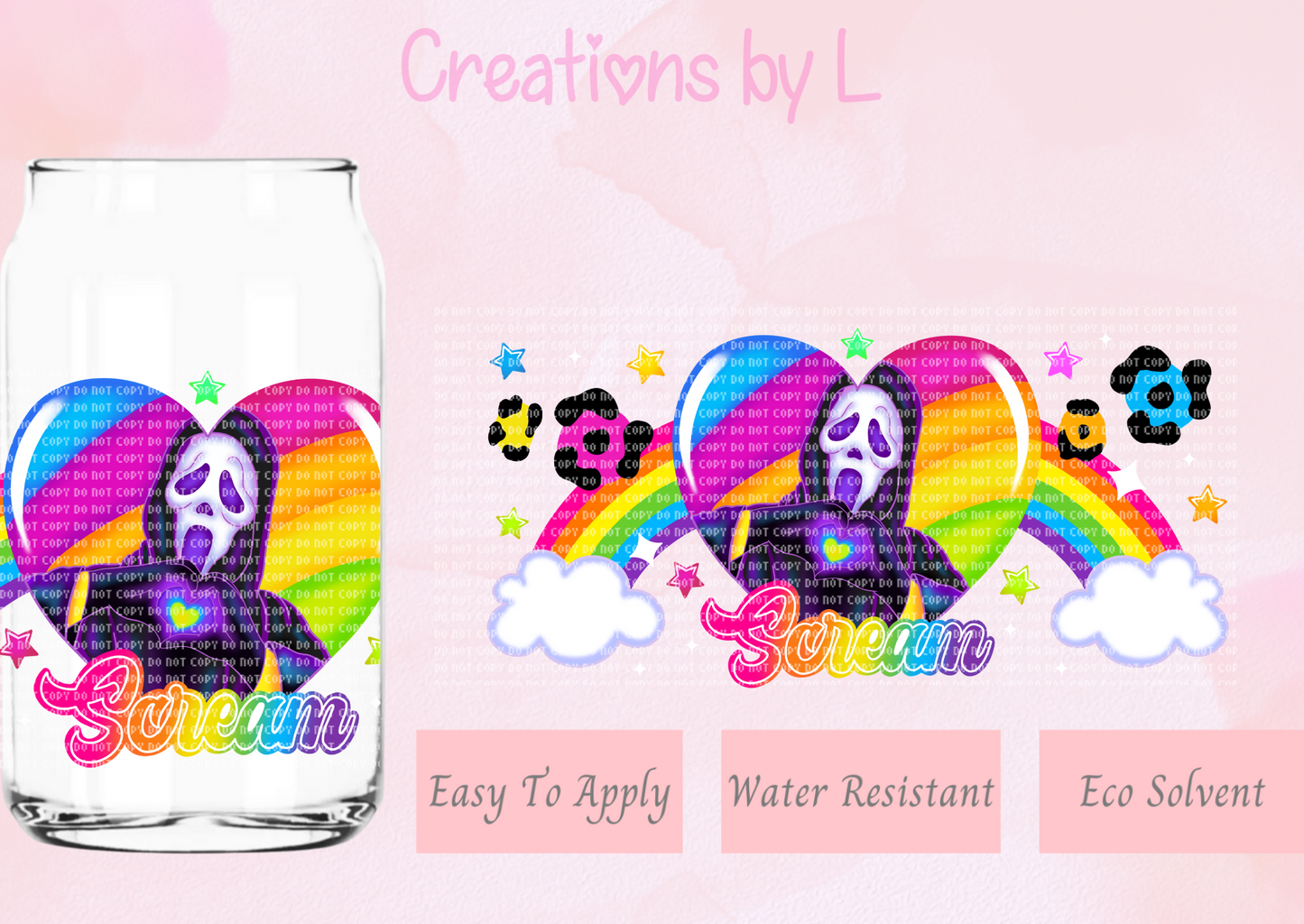 Ghost Face LF Glass Wrap