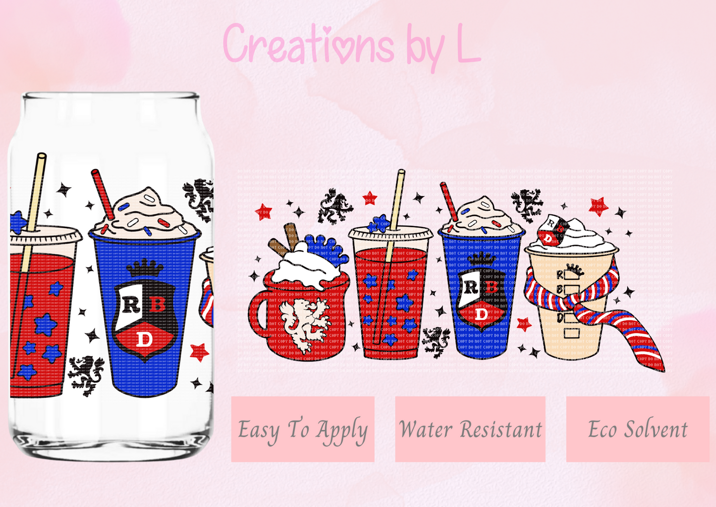 RBD Coffee Glass Wrap