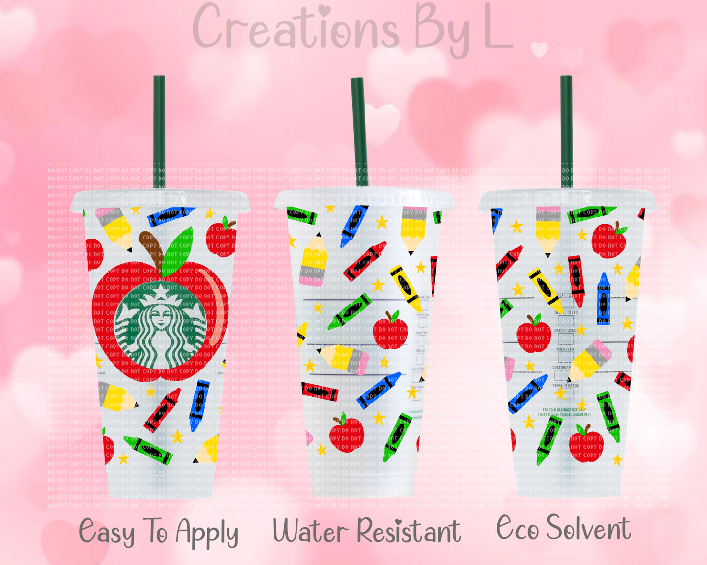 Teacher Cold Cup Wrap