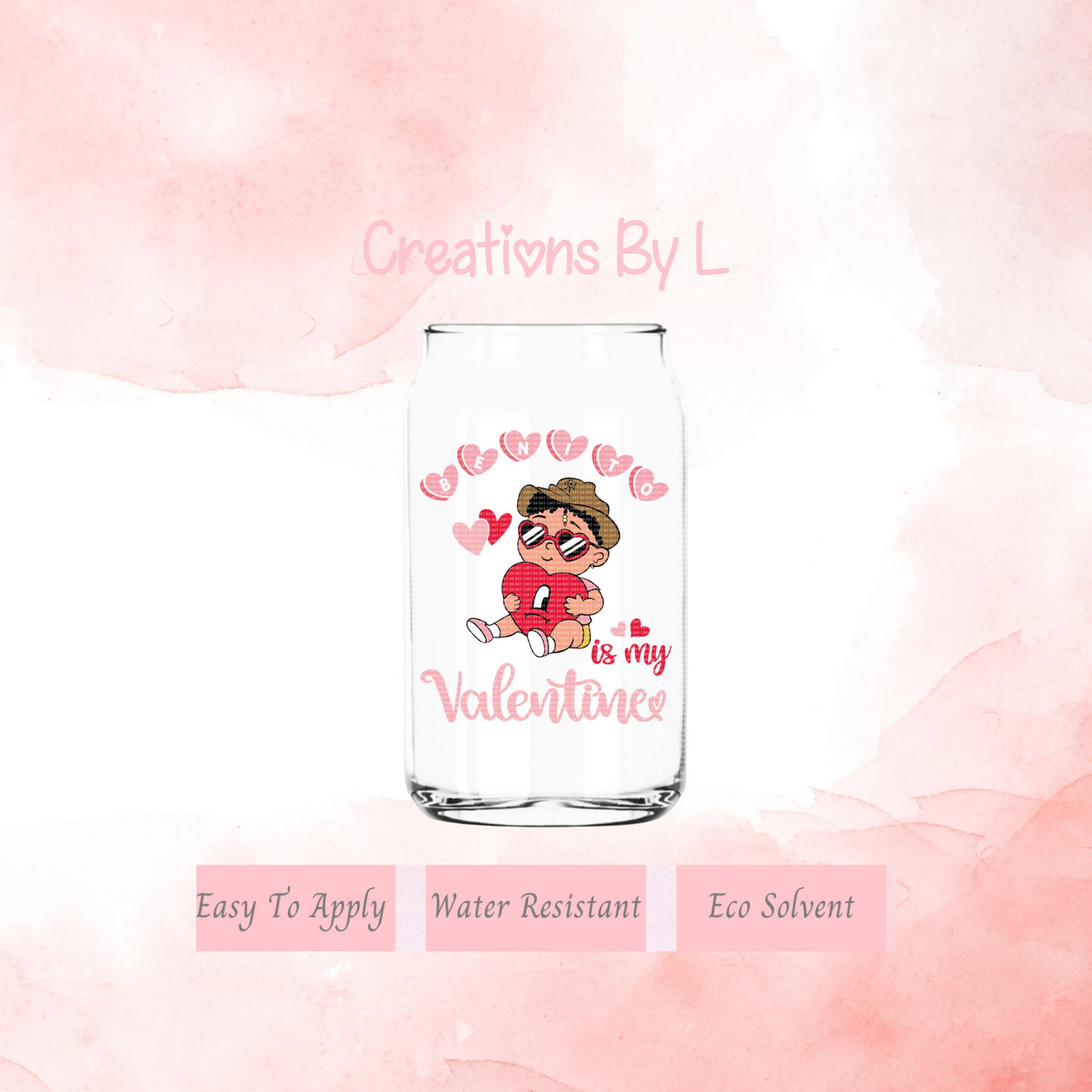 Benito is my Valentine Decal