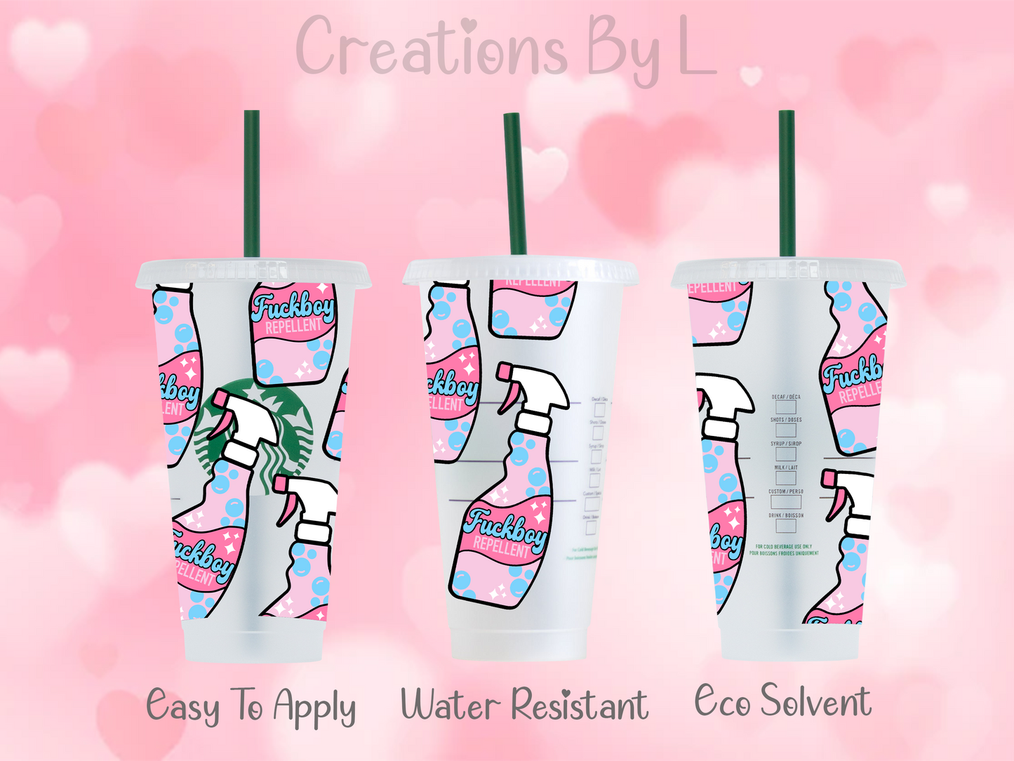 F Boy Repellent Cold Cup Wrap (No Hole)