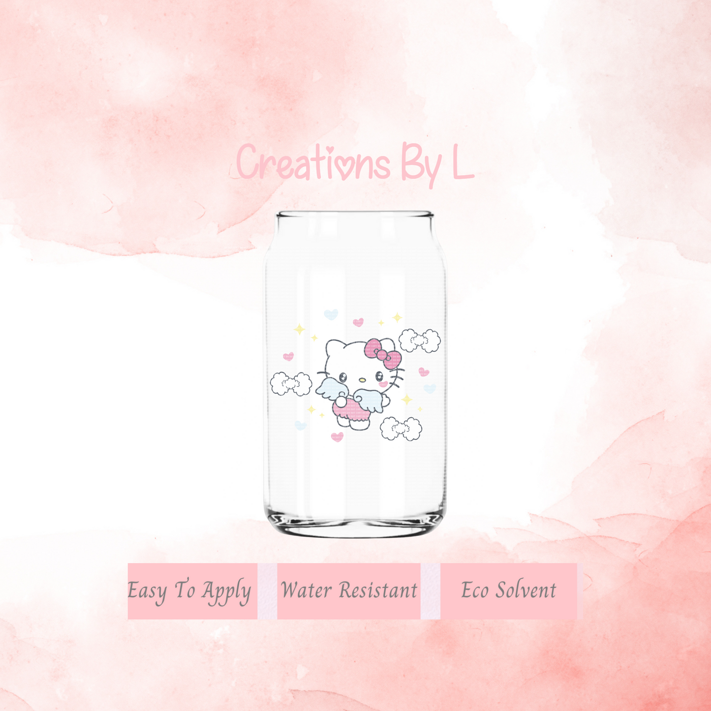 Kitty Angel Decal