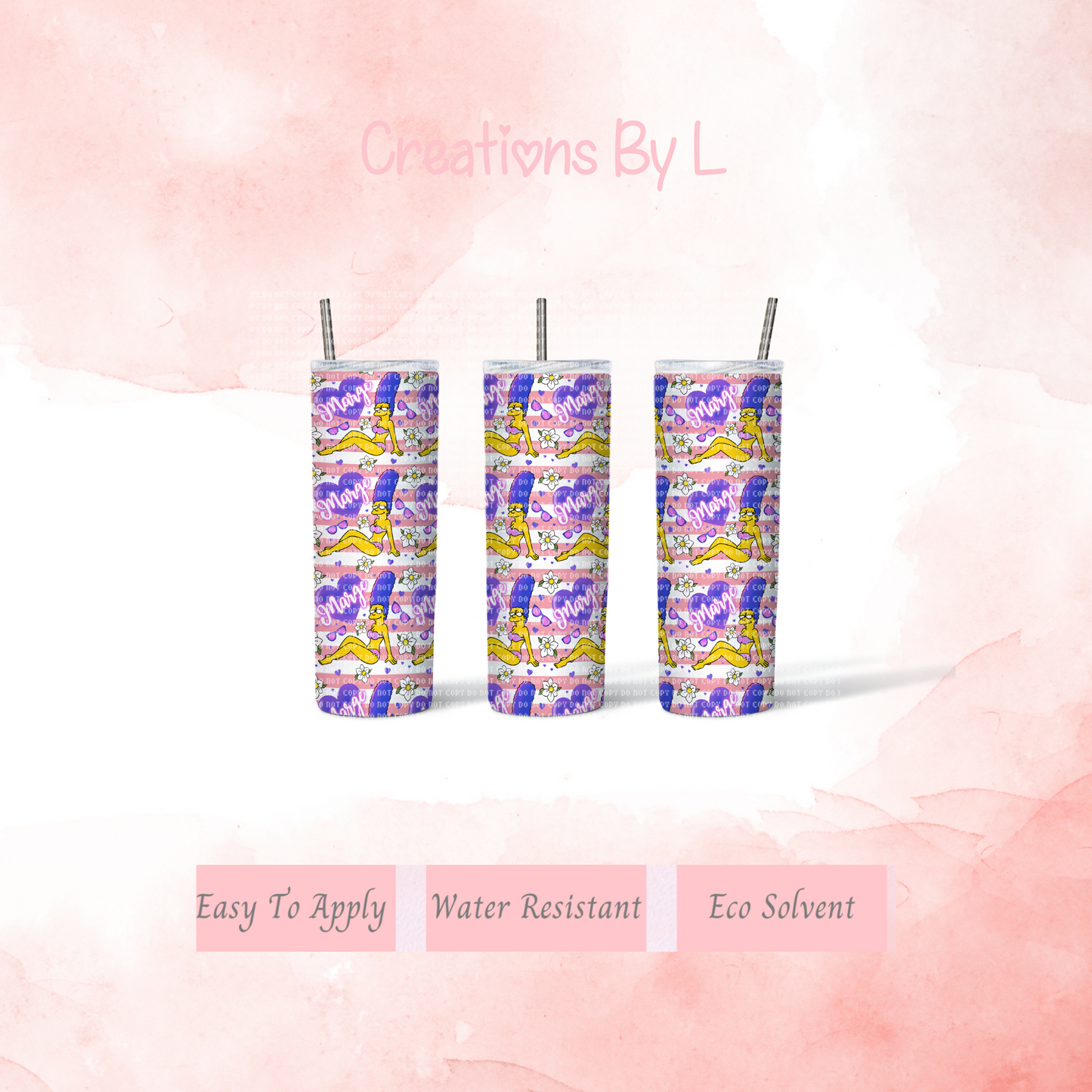 Marg Summer Tumbler Wrap