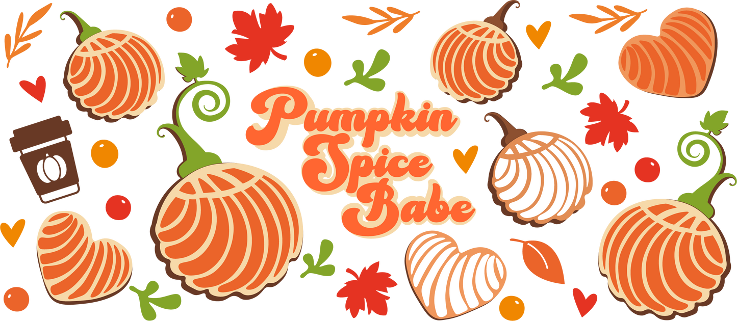 Pumpkin Spice Glass Wrap