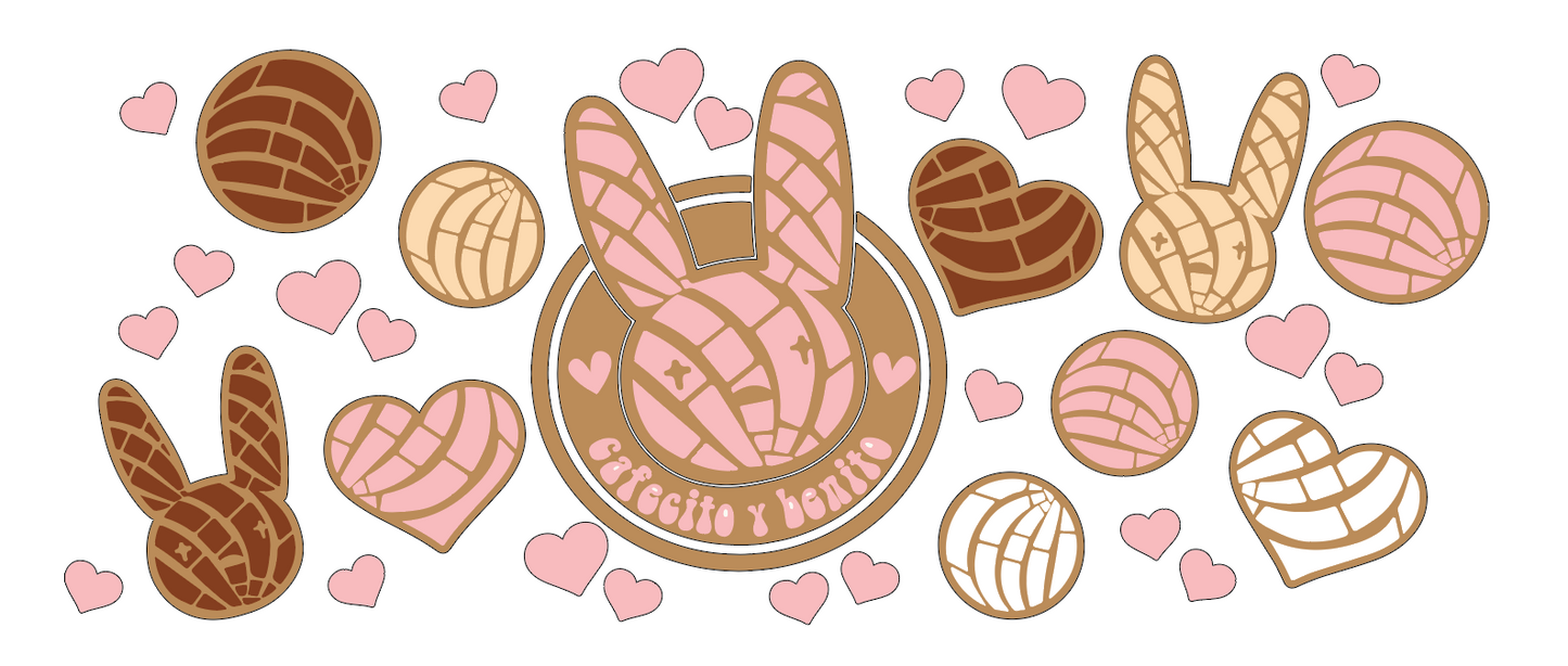 Cafecito y Benito Glass Wrap