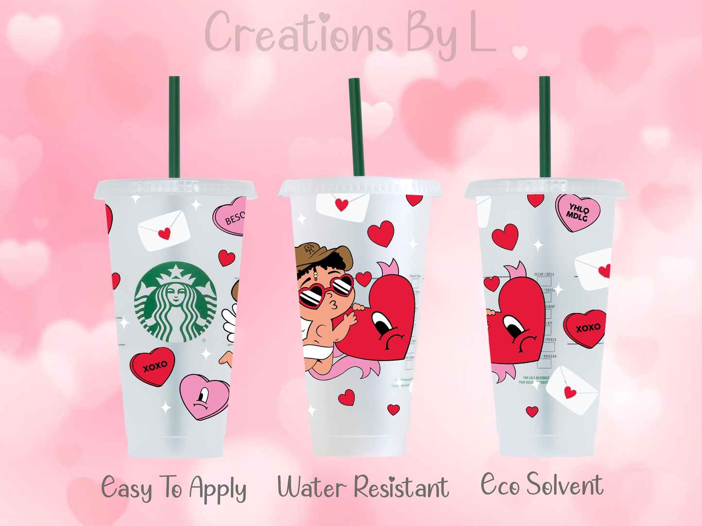 Baby Benito Valentine Cold Cup Wrap