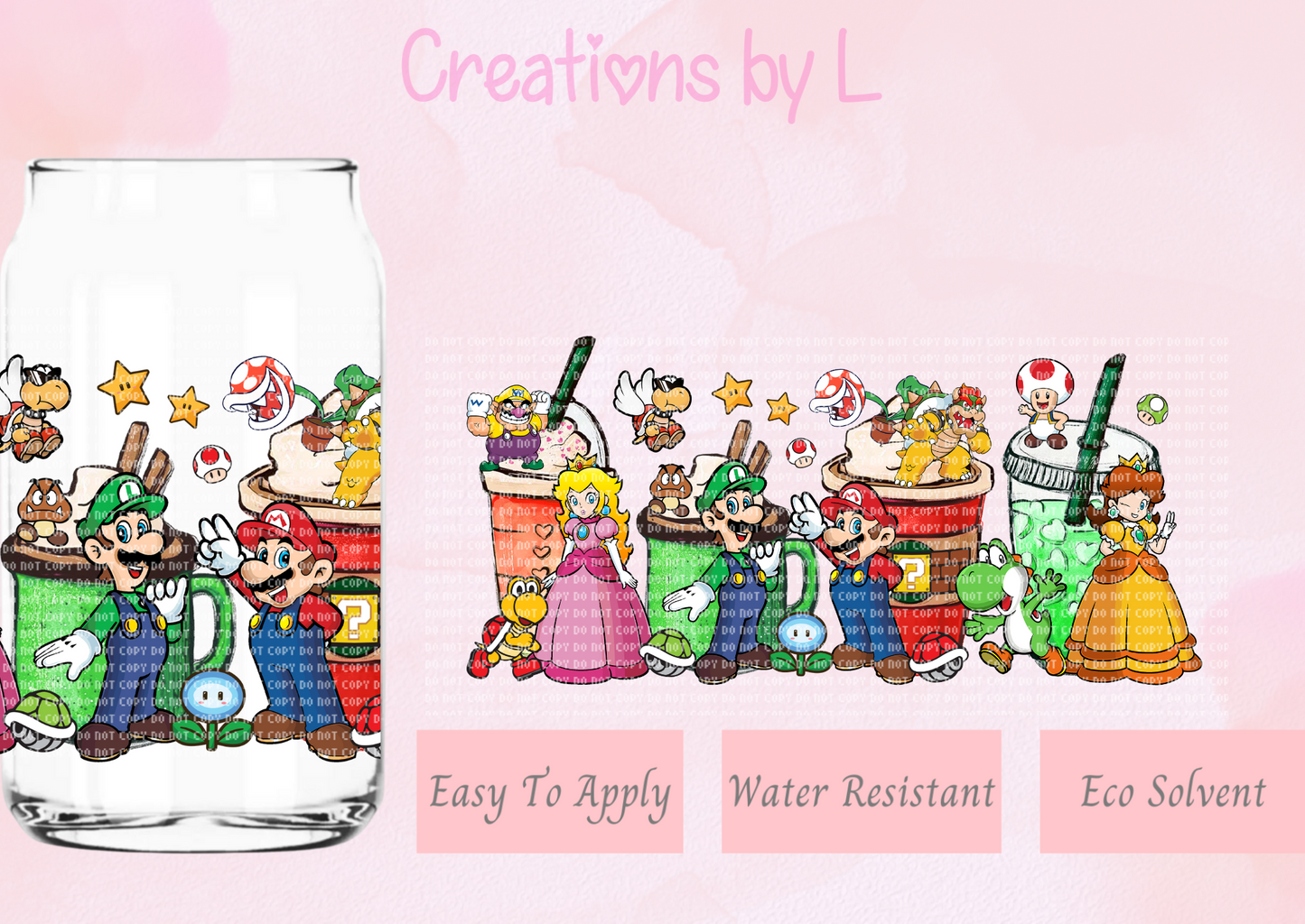Super Bro Coffee Glass Wrap