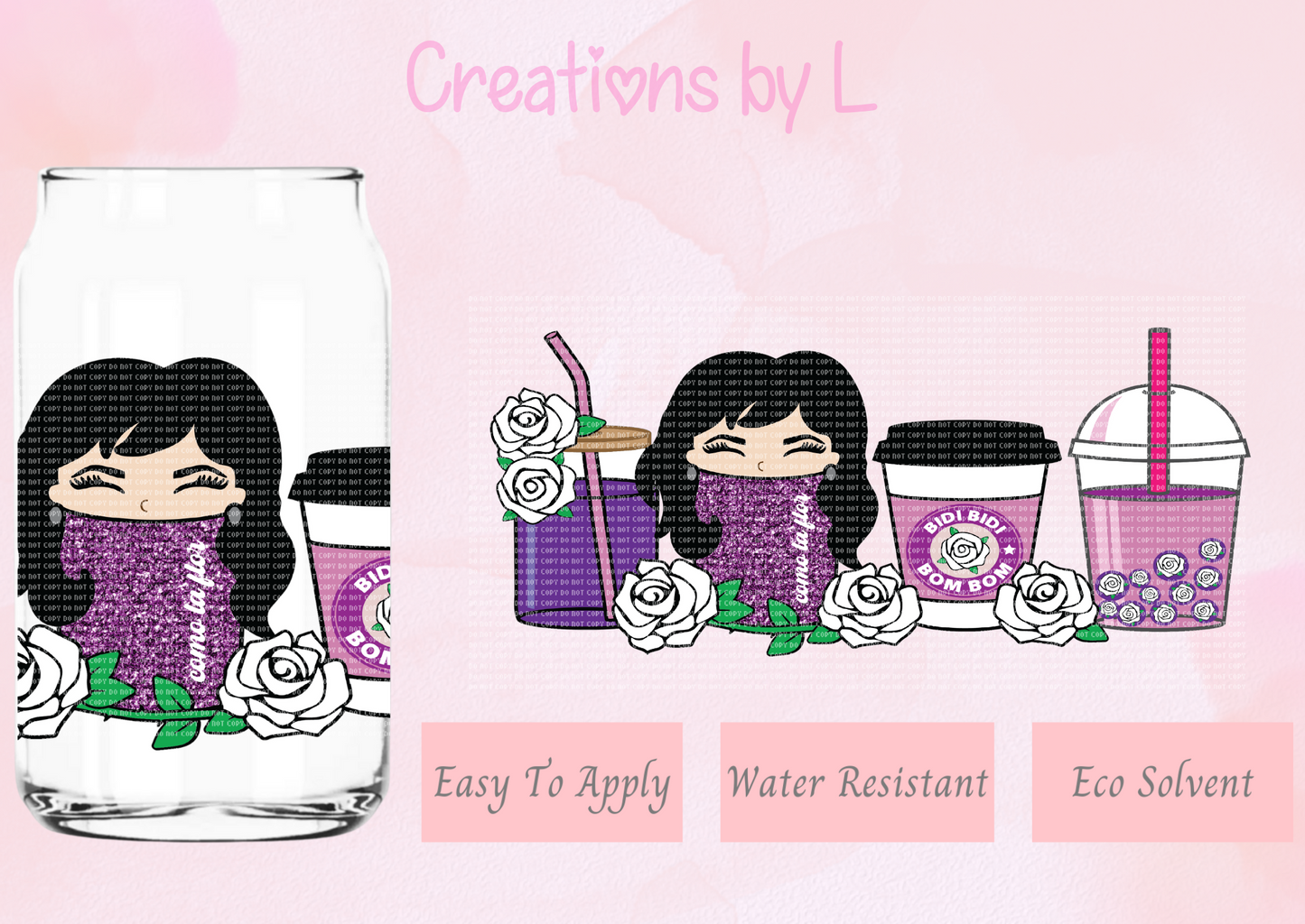 Tex Mex Coffee Glass Wrap