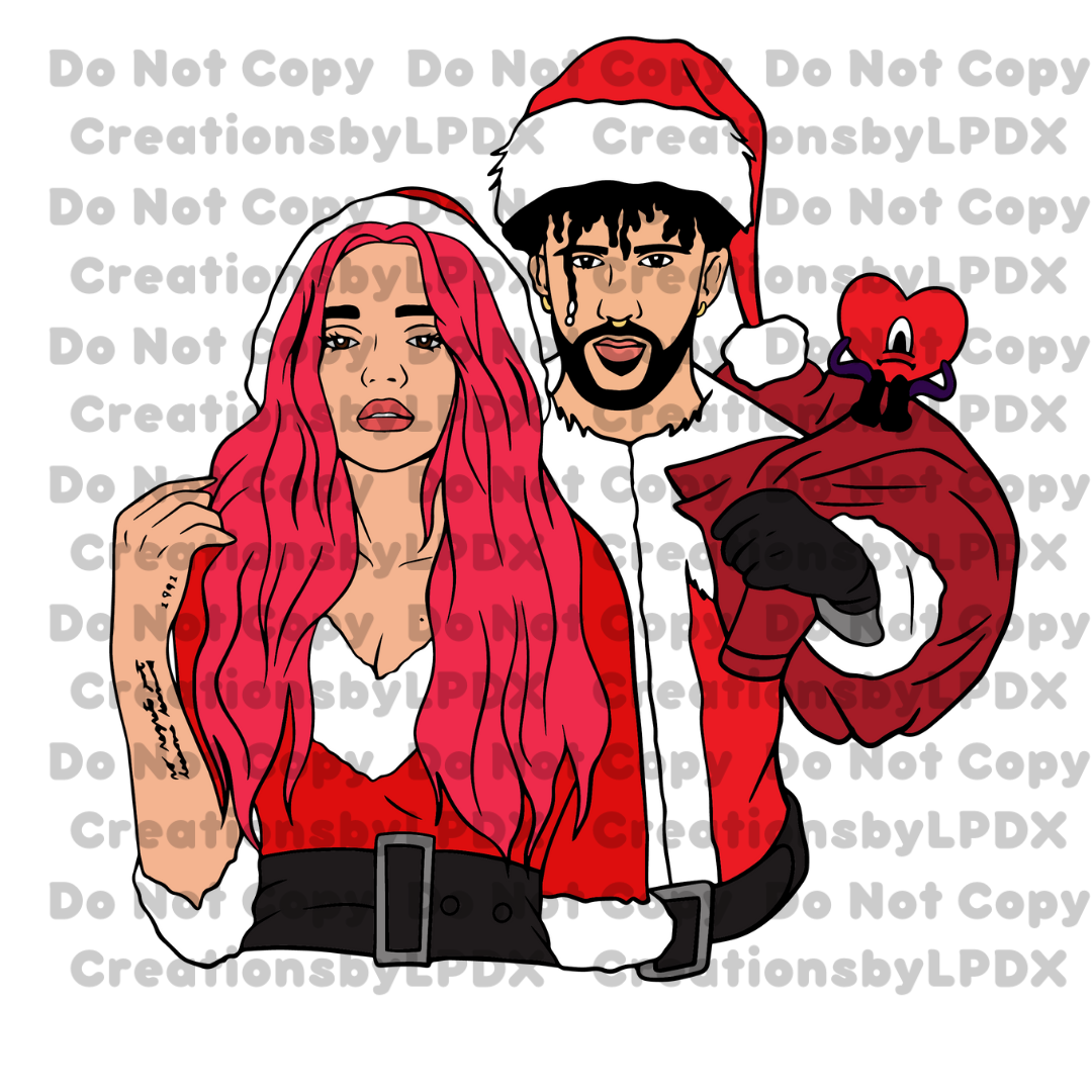 Benito y Karol Claus Decal