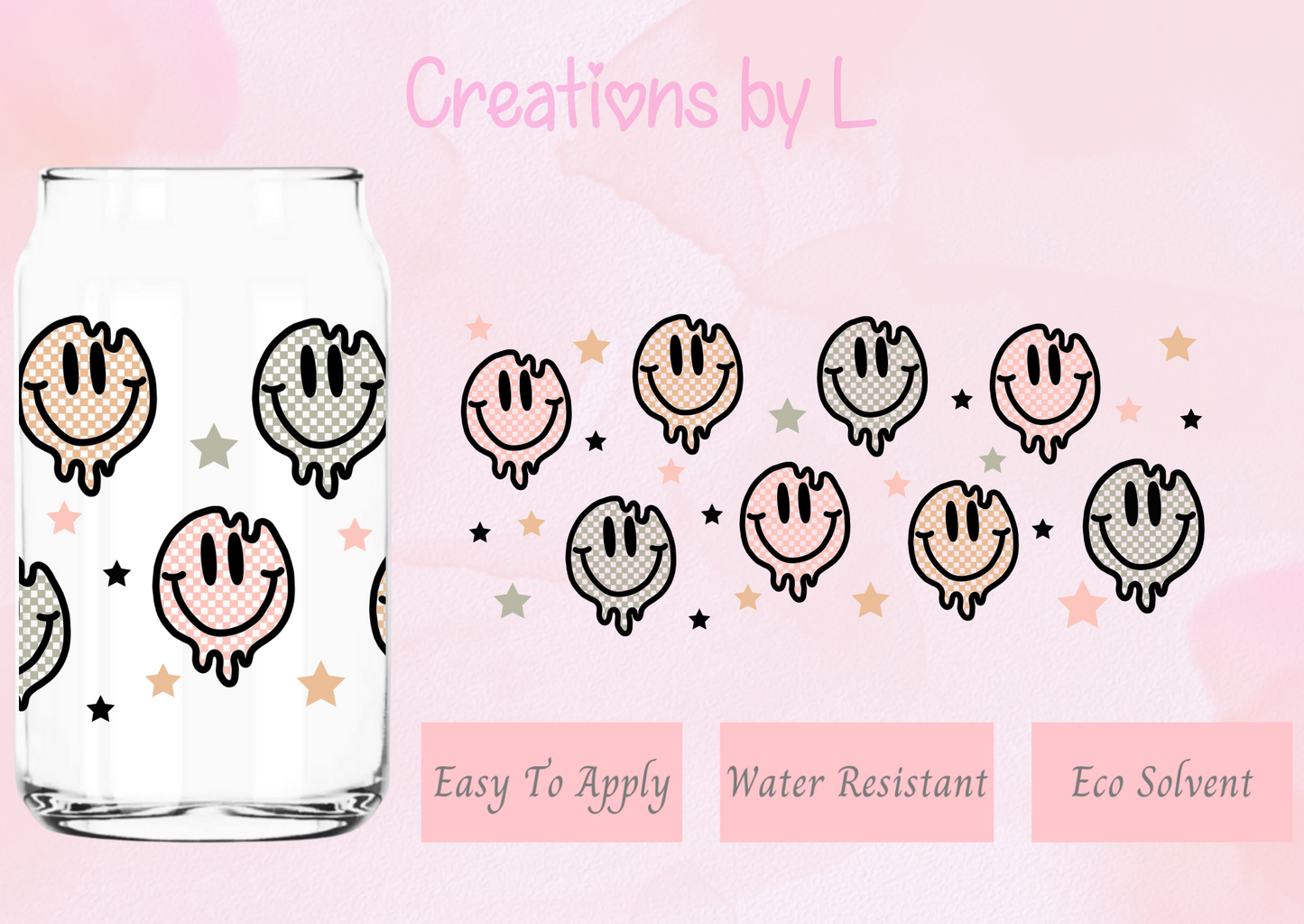 Groovy Smiles Glass Wrap