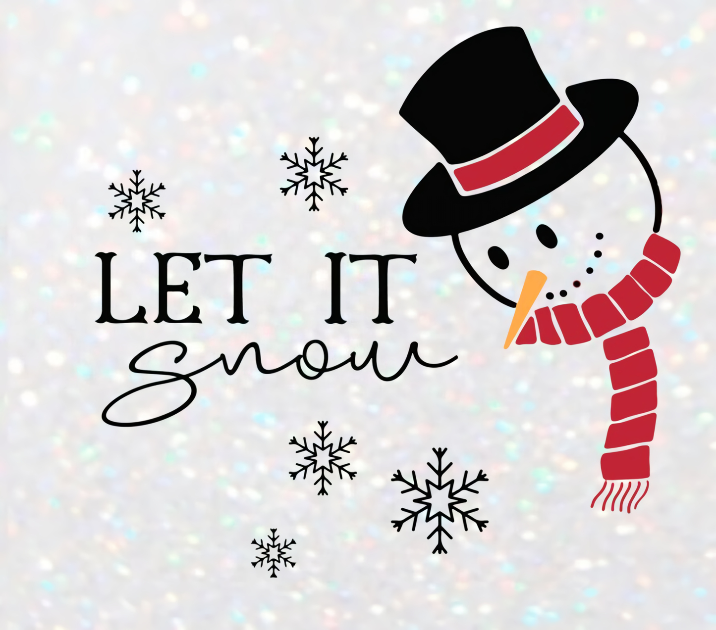 Let it Snow Tumbler Wrap