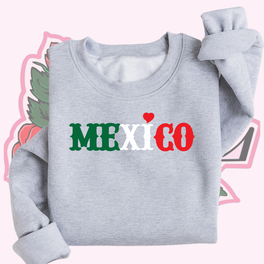 Mexico Heart Hoodie/Crewneck