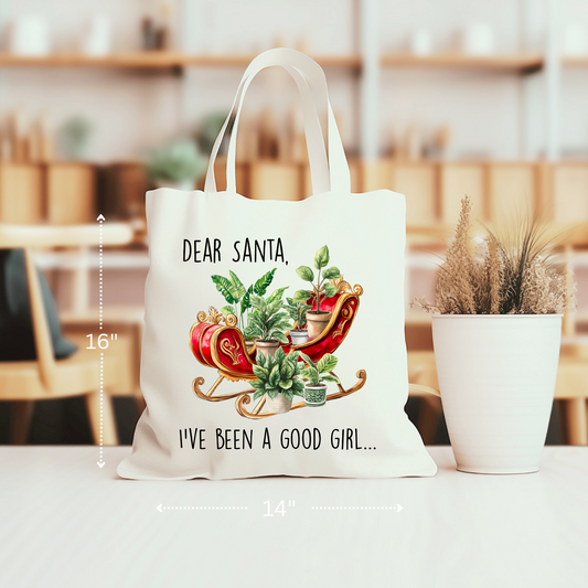 Plant Dear Santa Tote
