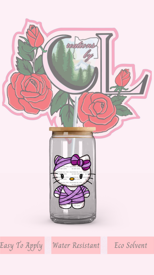 Kitty Mummy Decal
