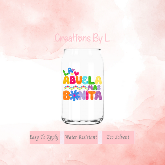La Abuela Mas Bonita Decal