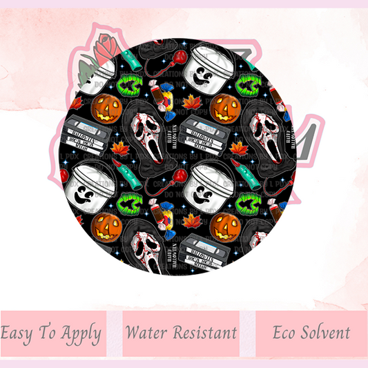 90's Halloween Lid Wrap