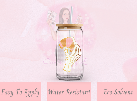 Amor Cuerno Glass Decal