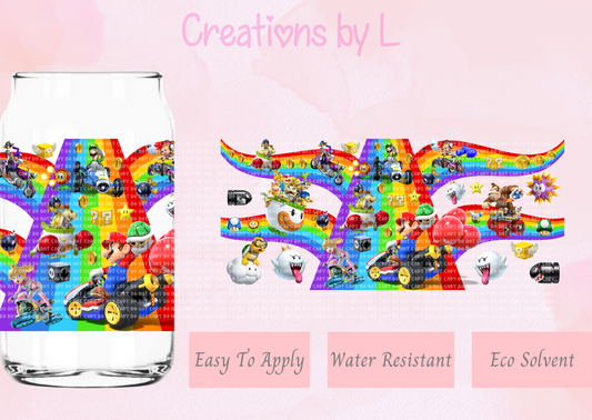 Brother Races Glass Wrap