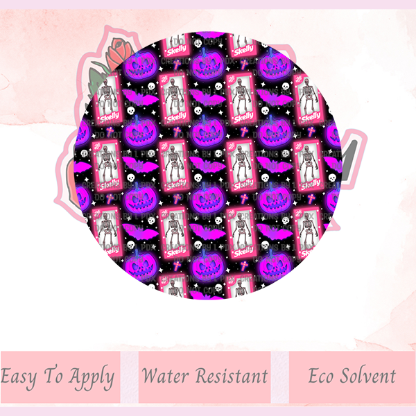 Come on Skelly Pink Lid Wrap