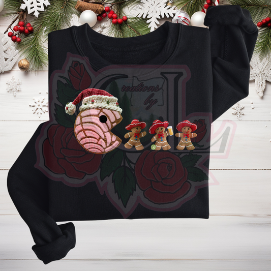 Faux Yarn Concha Pacman Hoodie/Crewneck