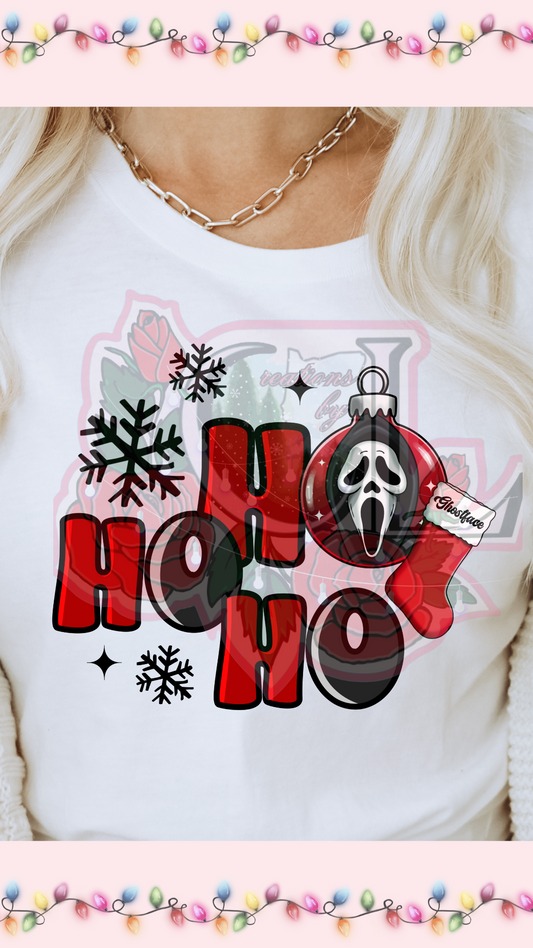 Ghost Face Christmas HTV