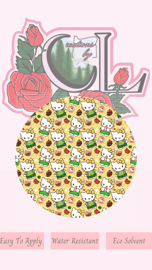 Kitty Mexican Snacks Lid Wrap