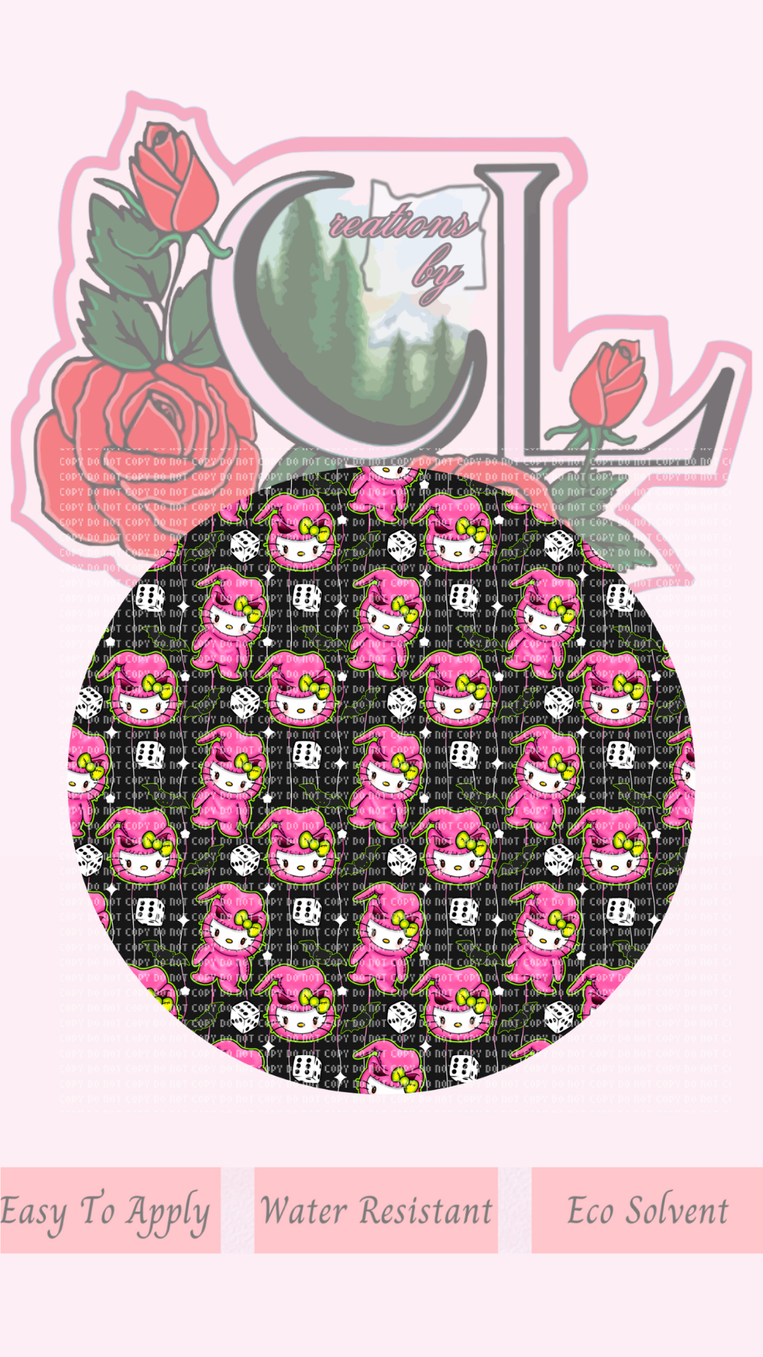 Kitty Oogie Pink Lid Wrap